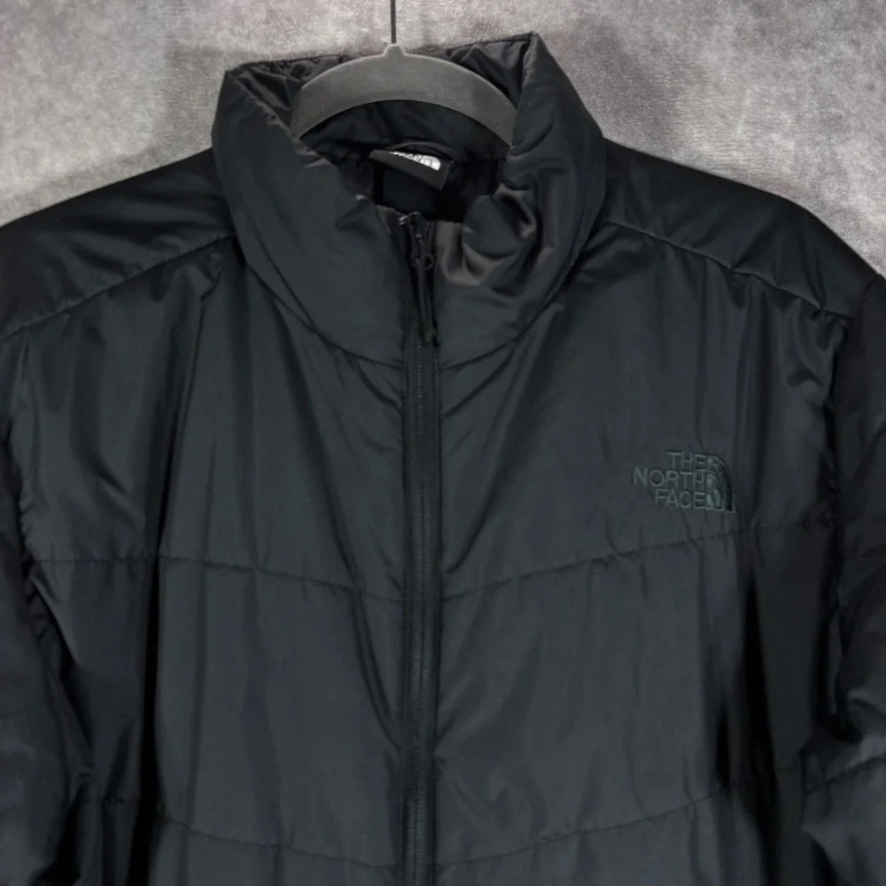 The North Face Jacket Mens Medium Black Junction Insulated Puffer Full Zip